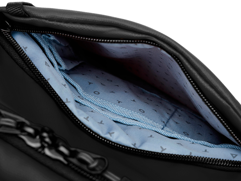 Рюкзак TORBER Mobi, черный, полиэстер 900D с PU покрытием, 45 х 32 х 20 см — изображение 7