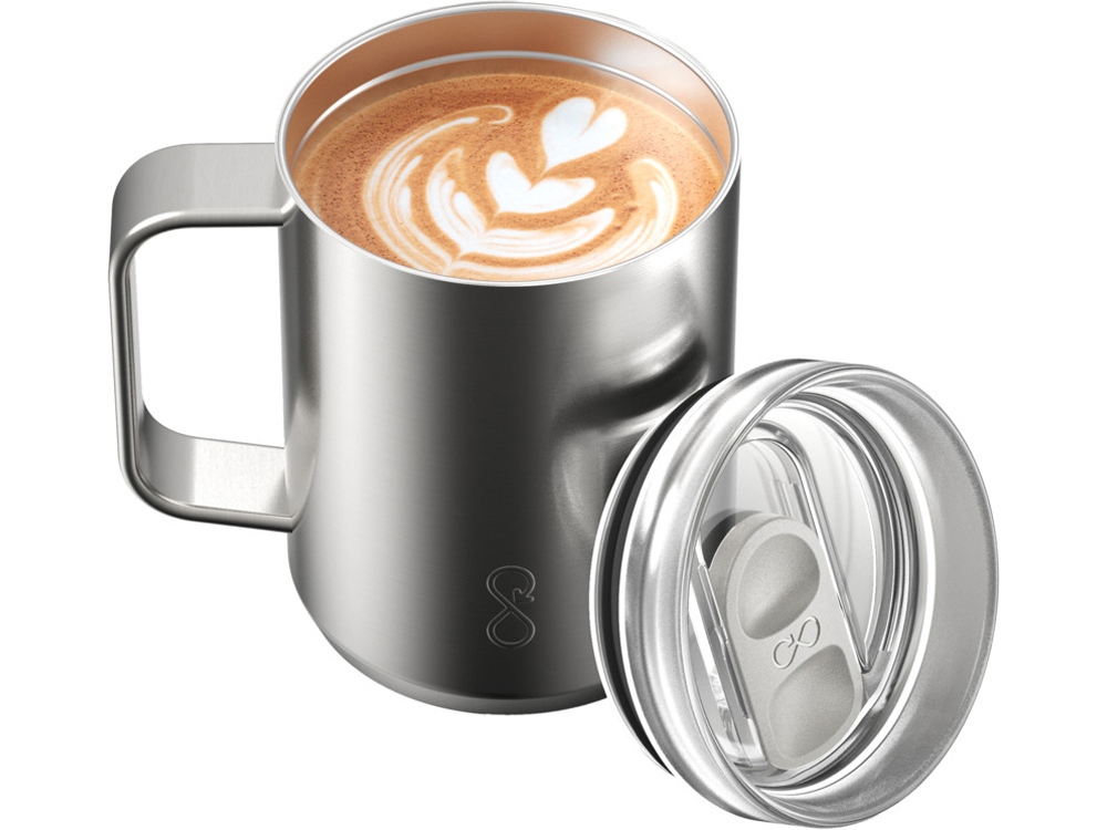 Ocean Bottle дорожная кружка-термос объемом 350 мл - стальной — изображение 4