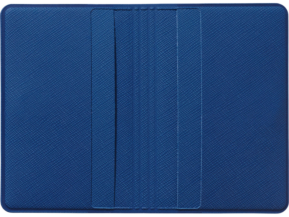 Футляр-книжка на 4-е карты с RFID Favor, синий — изображение 3