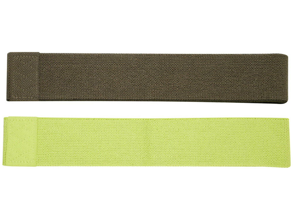 Набор из 2-х лент-эспандеров Grip - Лайм / Зеленый лесной — изображение 2