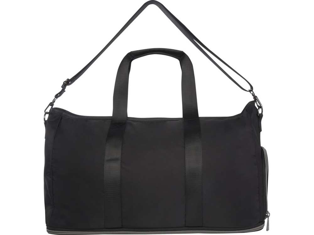 Rhine расширяемая спортивная сумка на 35 л из переработанных материалов по стандарту GRS, сплошной черный — изображение 3
