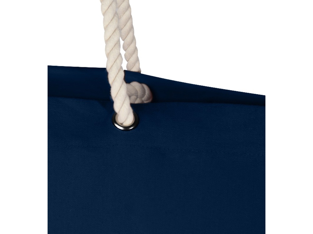 Florida пляжная эко-сумка из переработанного материала, сертифицированного по стандарту GRS, плотностью 270 г/м² 18L - Темно - синий — изображение 6