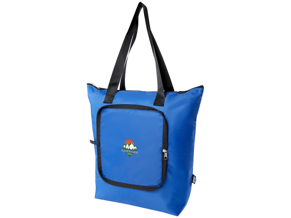EcoFold Складная сумка-холодильник из RPET 15 л - Ярко-синий — изображение 5