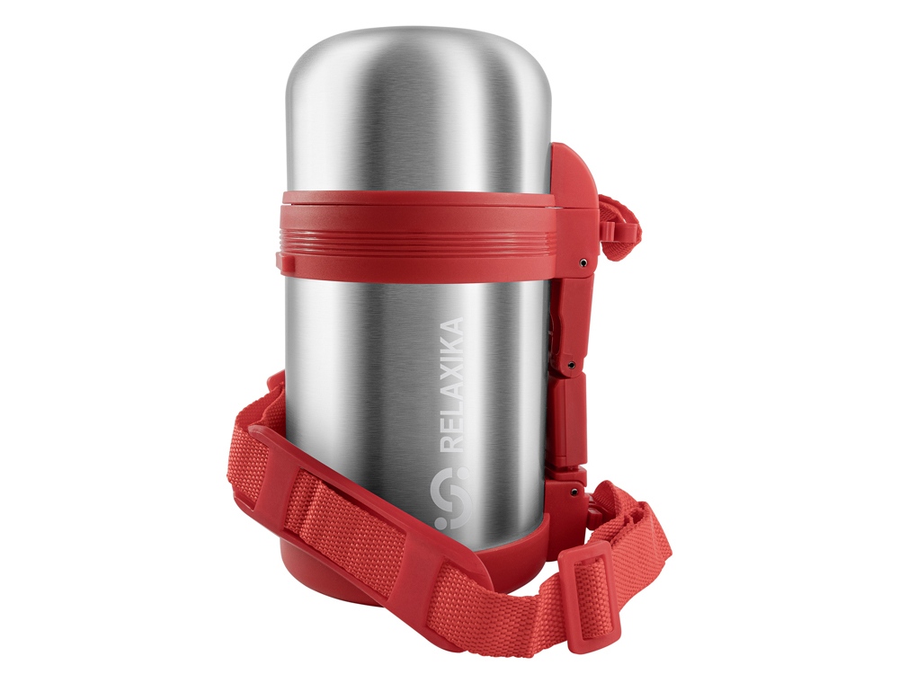 Термос универсальный (для еды и напитков) Relaxika 201, 800 мл, стальной — изображение 3