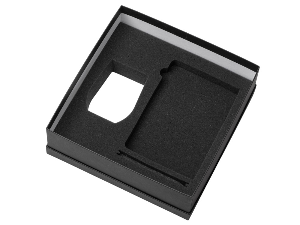 Подарочный набор c блокнотом C2, ручкой и термокружкой, зеленое яблоко — изображение 3