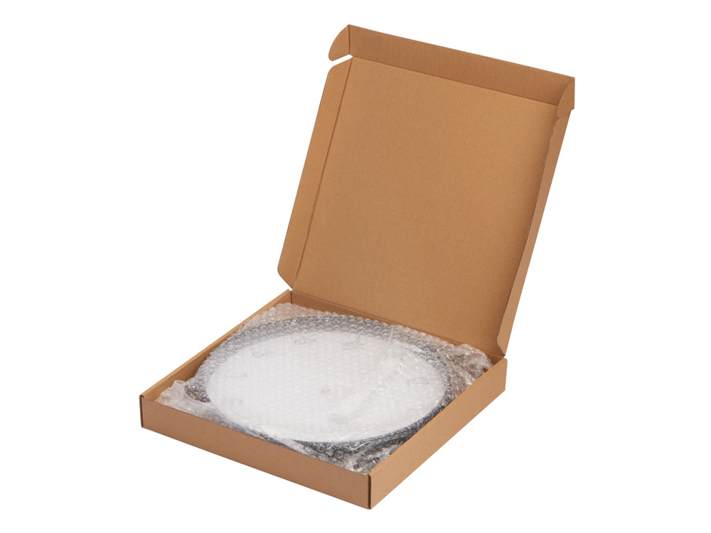 Пластиковые настенные часы  диаметр 30 см Carte blanche, черный — изображение 5