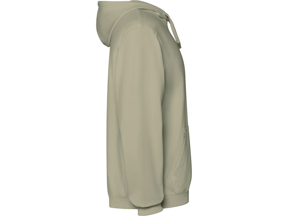 Толстовка с капюшоном KENIA унисекс, светлый хаки выстиранный — изображение 4
