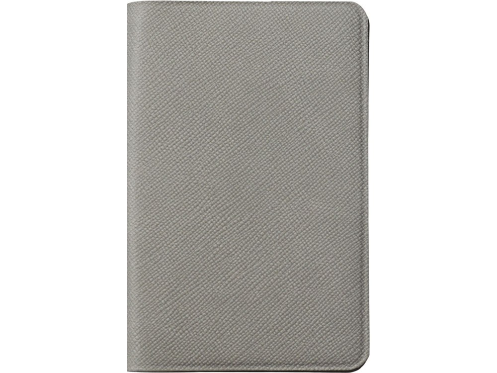 Футляр-книжка на 4-е карты с RFID Favor, серый — изображение 2