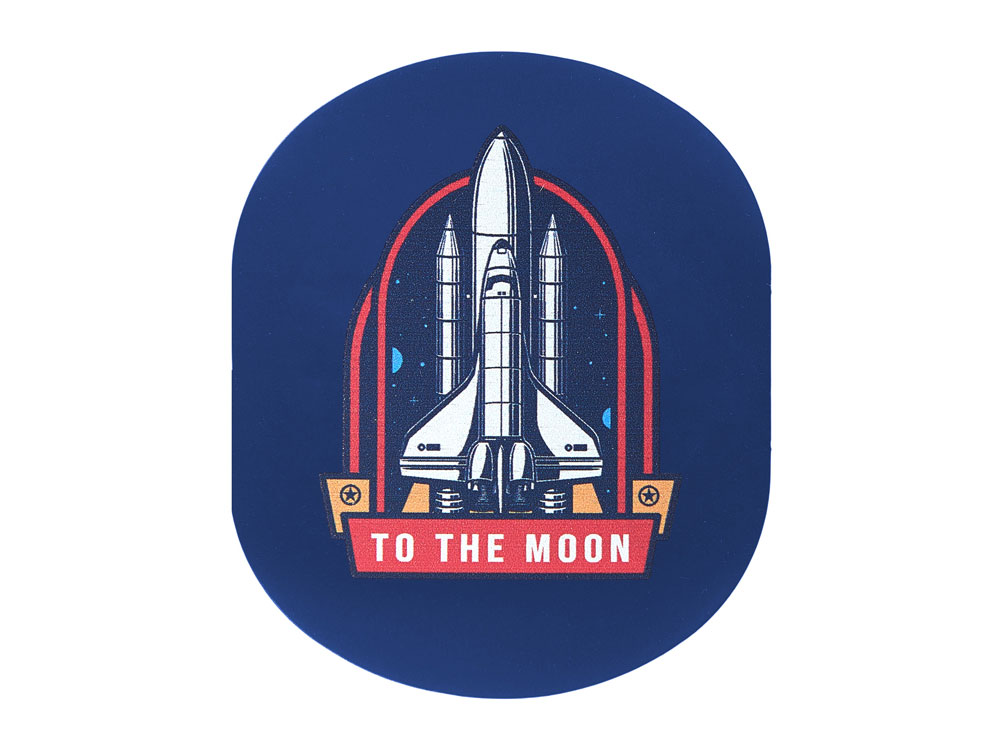 ПАТЧ ОВАЛ soft-touch (синий) 6,0 х 5,0 см — изображение 4