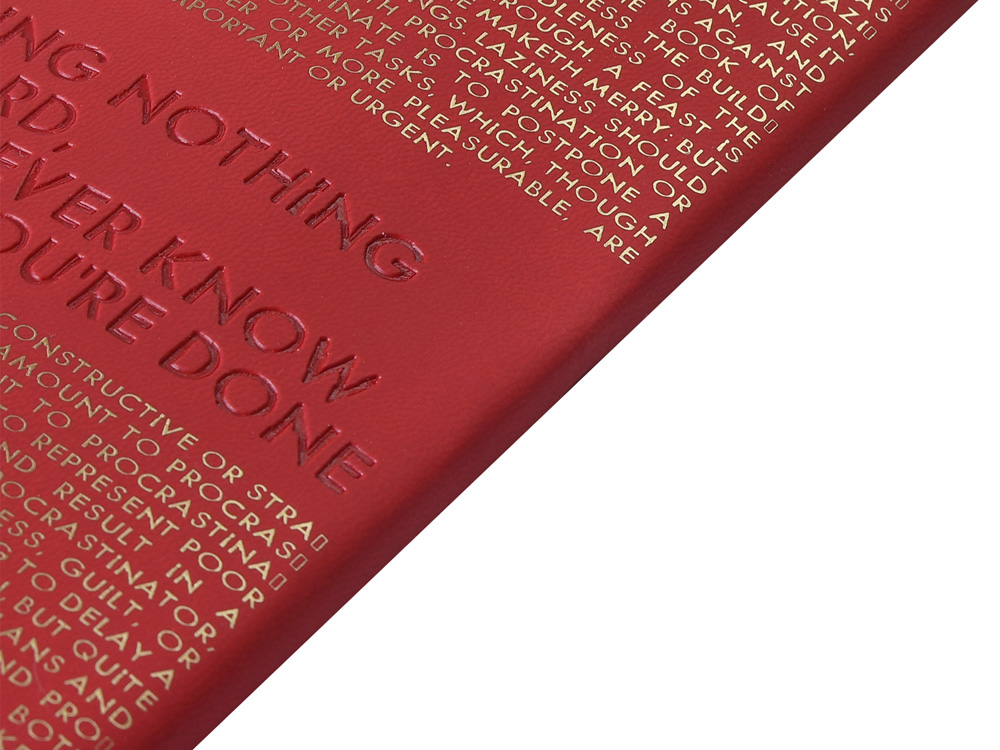 Ежедневник недатированный А5 Bilbao, красный — изображение 4