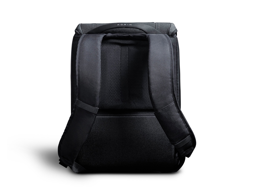 Водостойкий антикражный рюкзак Clickpack для ноутбука 15.6, черный — изображение 5