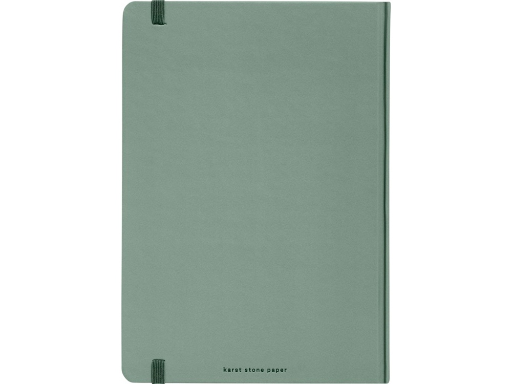Блокнот в твердом переплете Karst формата A5, зеленый яркий — изображение 3