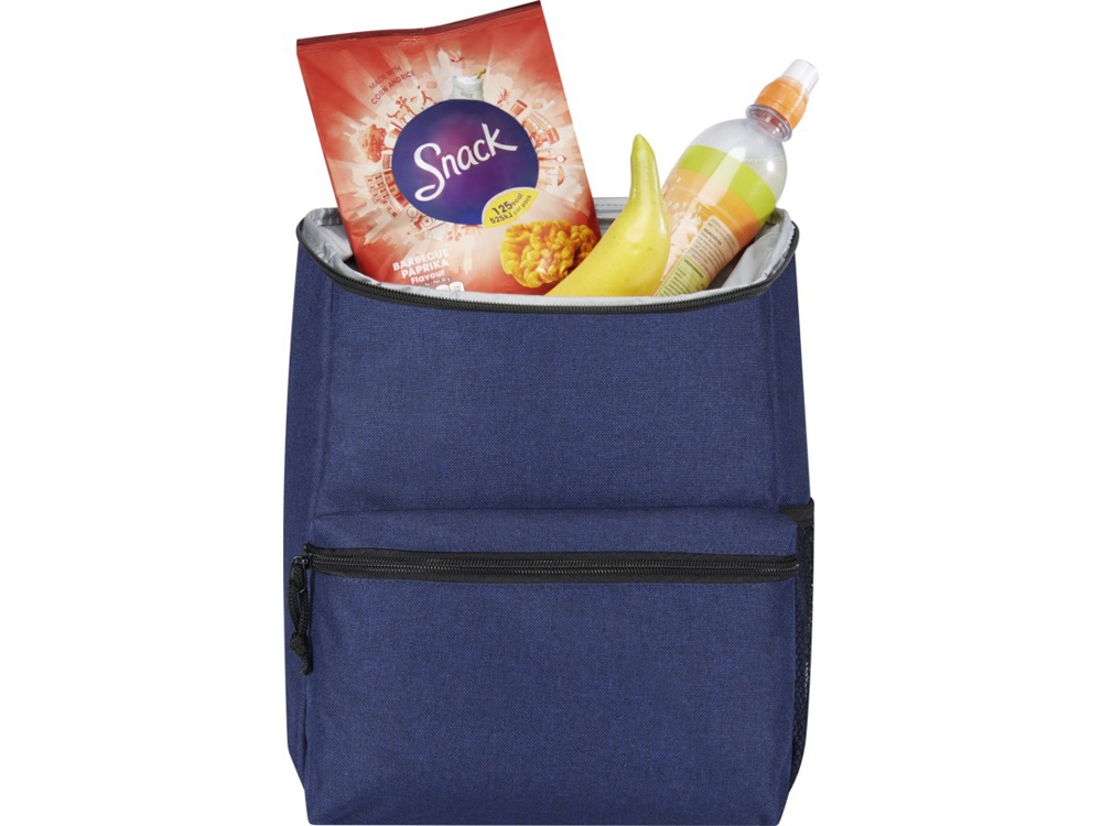 Excursion, рюкзак-холодильник из переработанного РЕТ-пластика - Heather navy — изображение 4