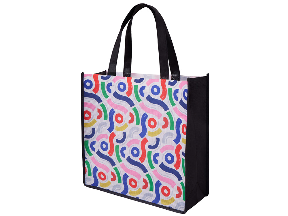 Сумка для шопинга с донной складкой и ручкой из нетканого PET материала — изображение 7