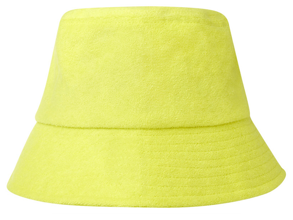 Панама Melo из переработанного махрового материала, сертифицированного GRS - Лайм — изображение 3