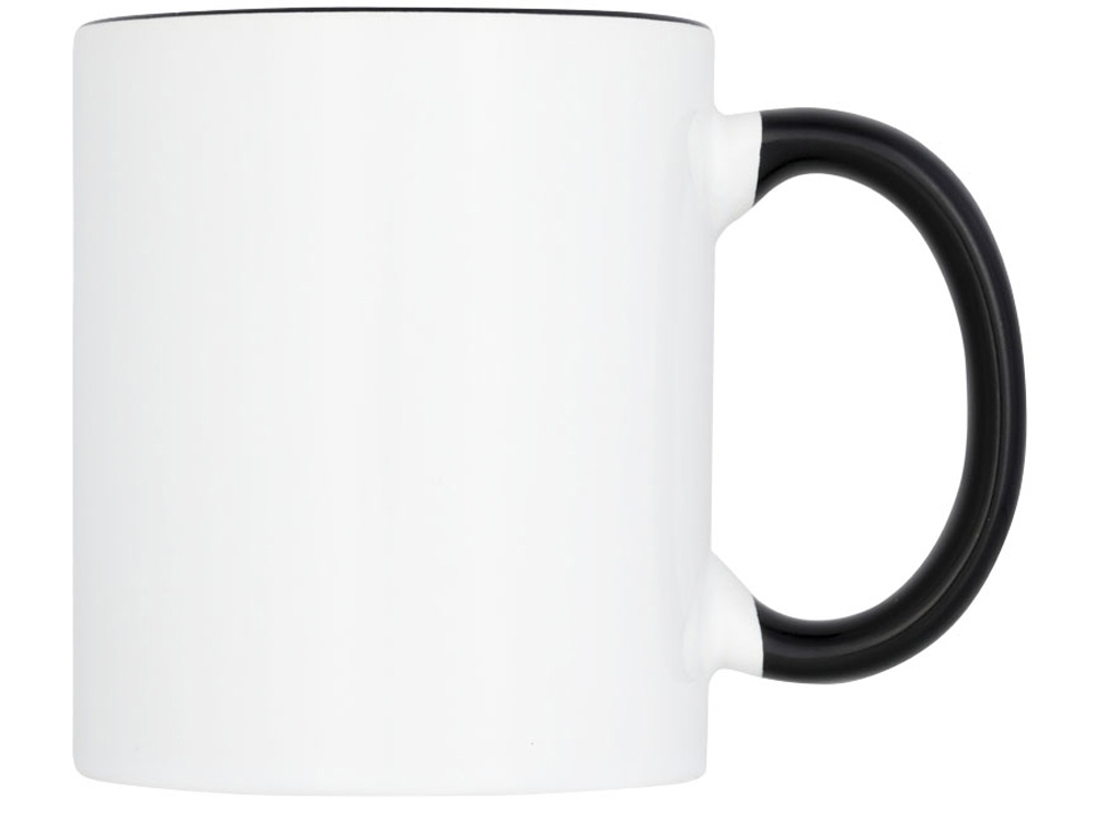 Цветная кружка Pix для сублимации, белый/черный — изображение 2