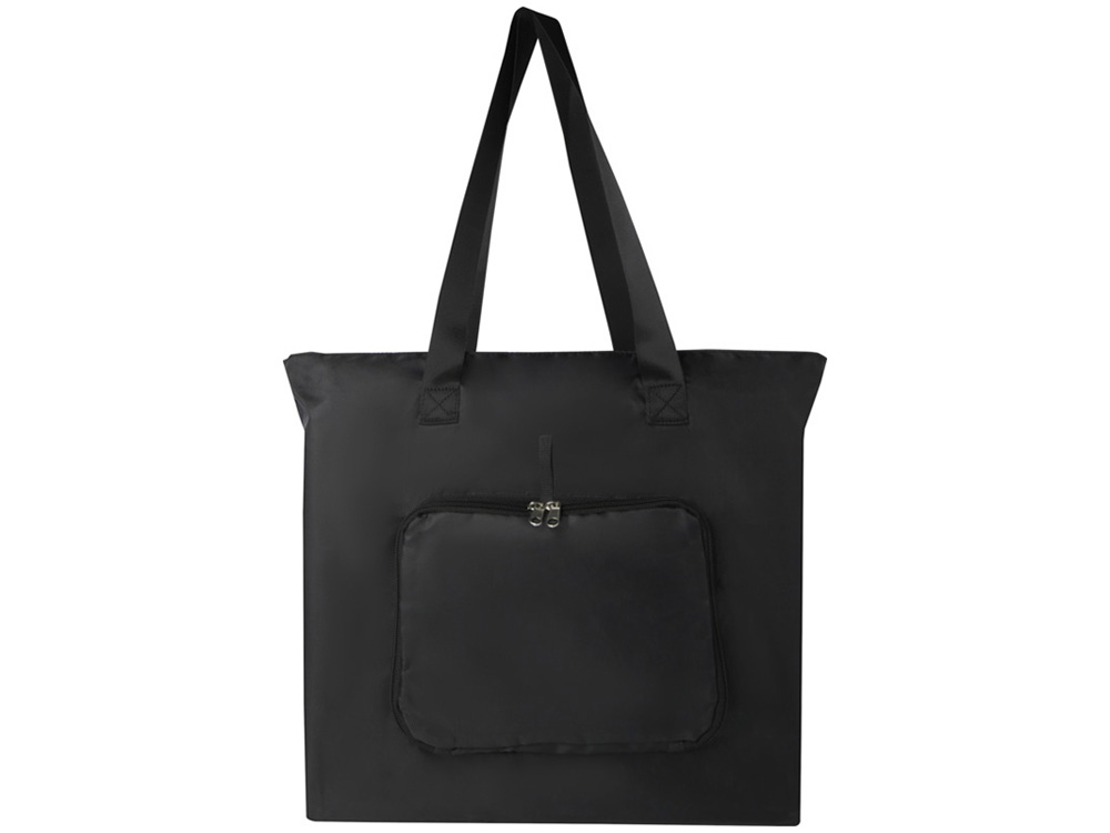 EcoFold Складная эко-сумка из RPET 16 л - сплошной черный — изображение 2