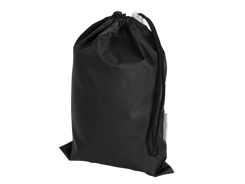 Короткий дождевик Tornado со светоотражающими элементами, черный — изображение 9