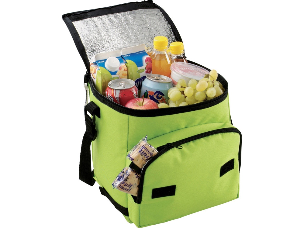 Сумка-холодильник Stockholm складная, зеленое яблоко — изображение 3