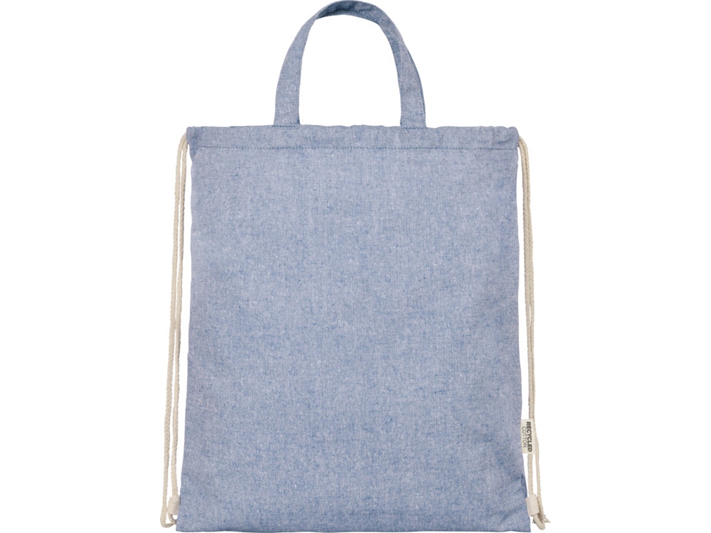 Pheebs 150 г/м² Aware™ рюкзак со шнурком из переработанных материалов - Синий — изображение 2