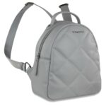 Рюкзак женский BUGATTI Cara, серый, полиуретан, 25,5х11х27,5 см, 7 л