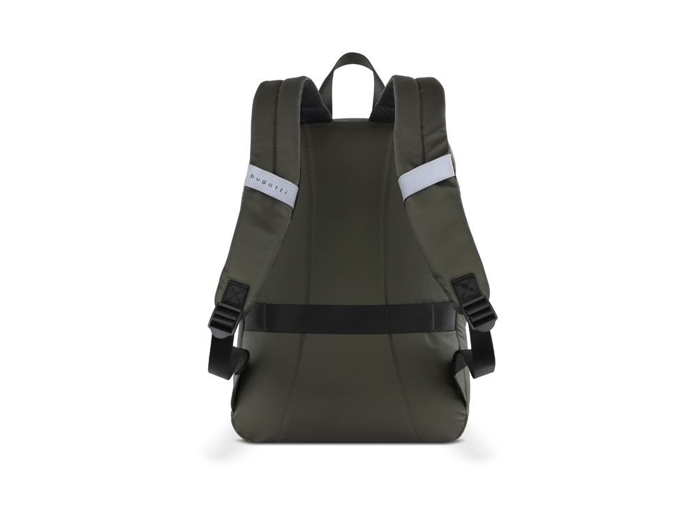 Рюкзак BUGATTI Blanc 15'', оливковый, тарпаулин/полиэстер, 32х15,5х45 см — изображение 4
