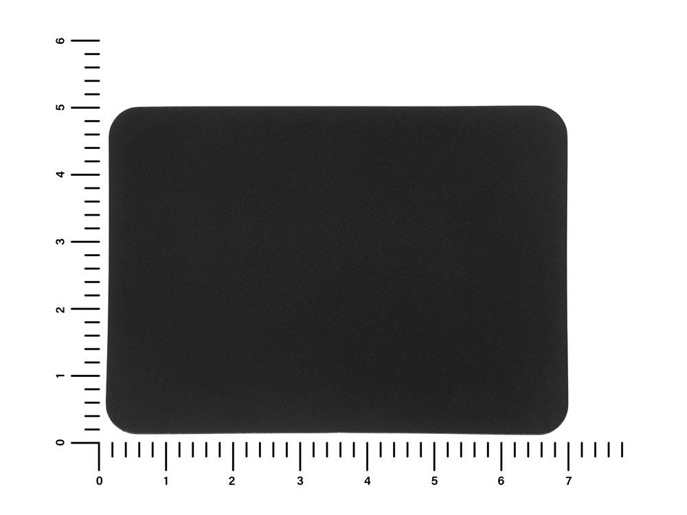 ПАТЧ ПРЯМОУГОЛНЫЙ soft-touch (чёрный) 5,0 х 7,0 см — изображение 2