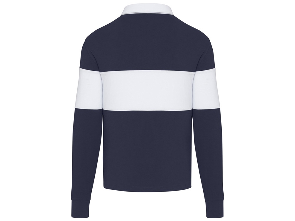 Clyde толстовка-поло унисекс для регби - Темно - синий / Белый — изображение 3