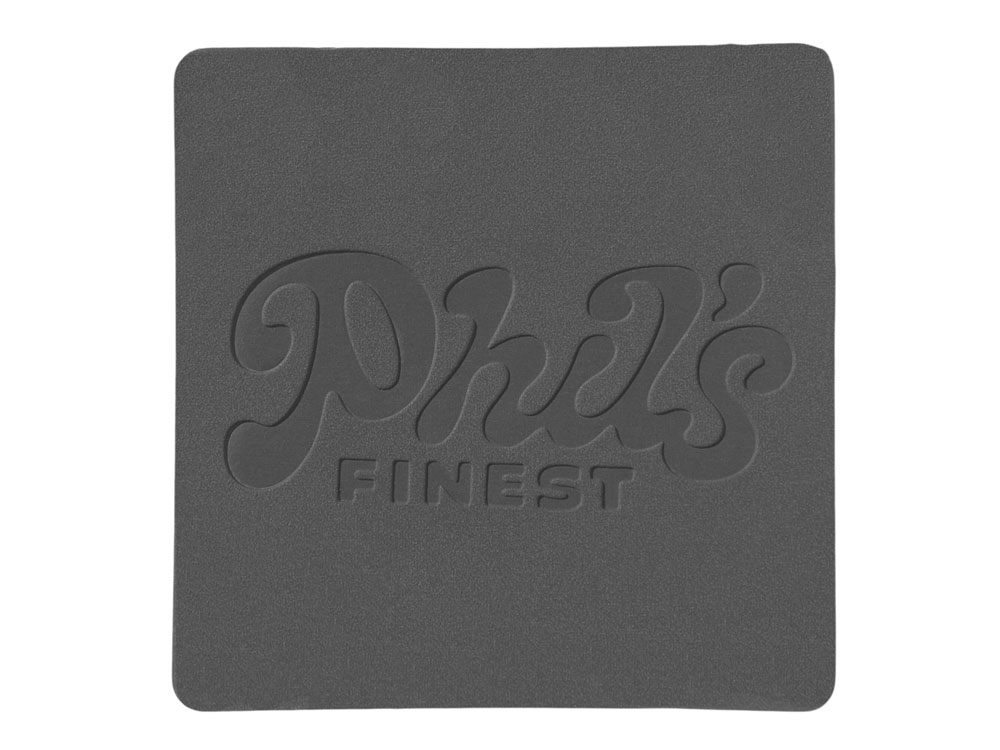 ПАТЧ КВАДРАТ nubuk (серый) 5,5 х 5,5 см — изображение 3