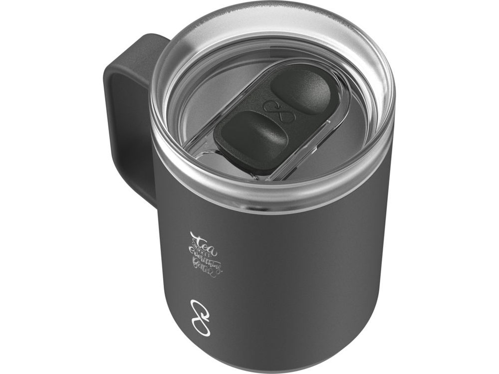 Ocean Bottle дорожная кружка-термос объемом 350 мл - Черный — изображение 7