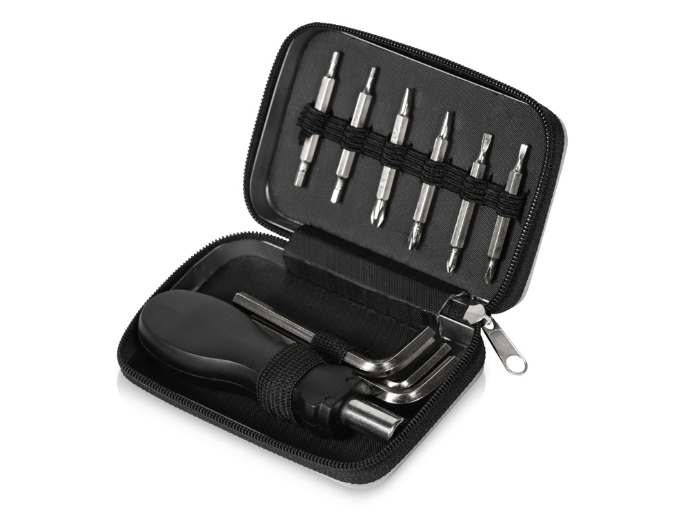 Набор отверток 10-в-1, серебристый (Р)