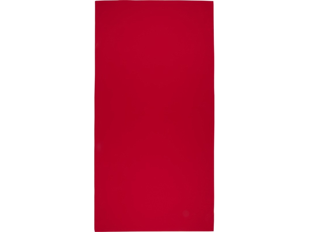 Lucas спортивное полотенце из переработанного полиэстера 70х140 см - Красный — изображение 3