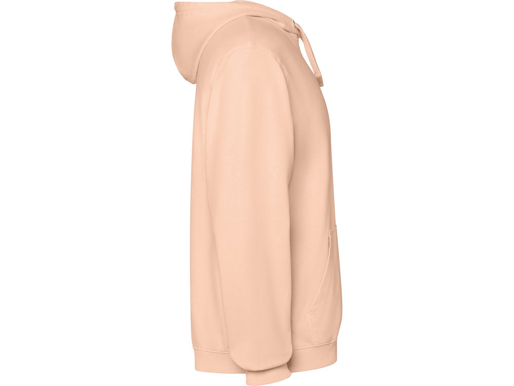 Толстовка с капюшоном KENIA унисекс, светло-абрикосовый выстиранный — изображение 4