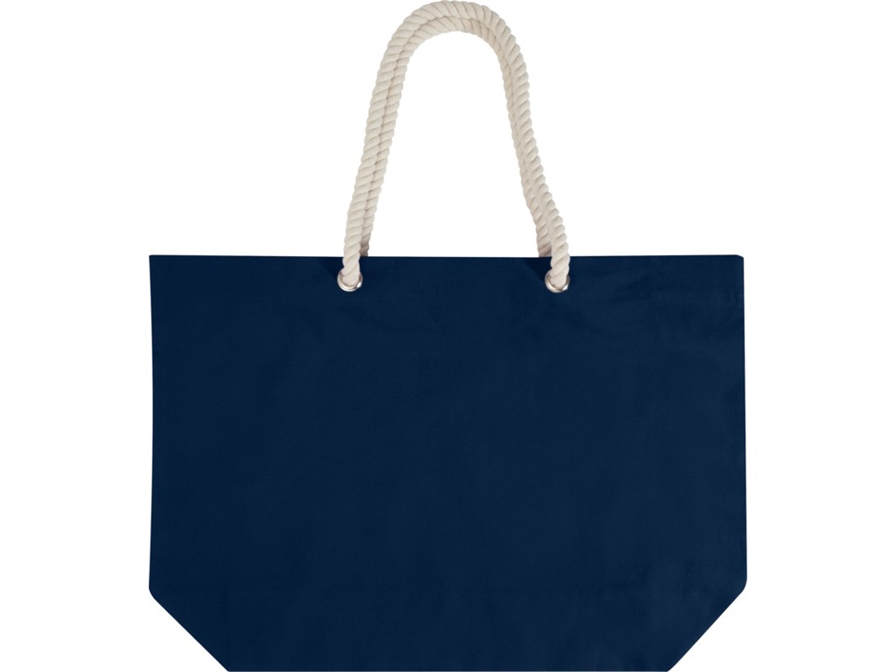 Florida пляжная эко-сумка из переработанного материала, сертифицированного по стандарту GRS, плотностью 270 г/м² 18L - Темно - синий — изображение 2