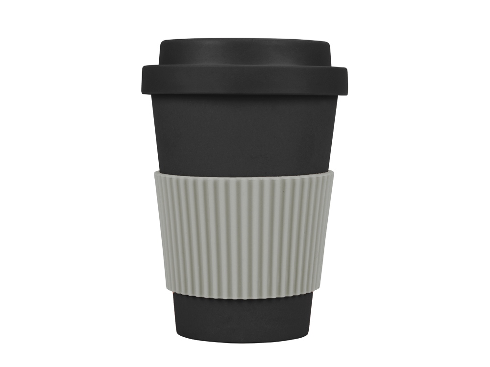 Термокружка Muffin из натуральных волокон, черный — изображение 2