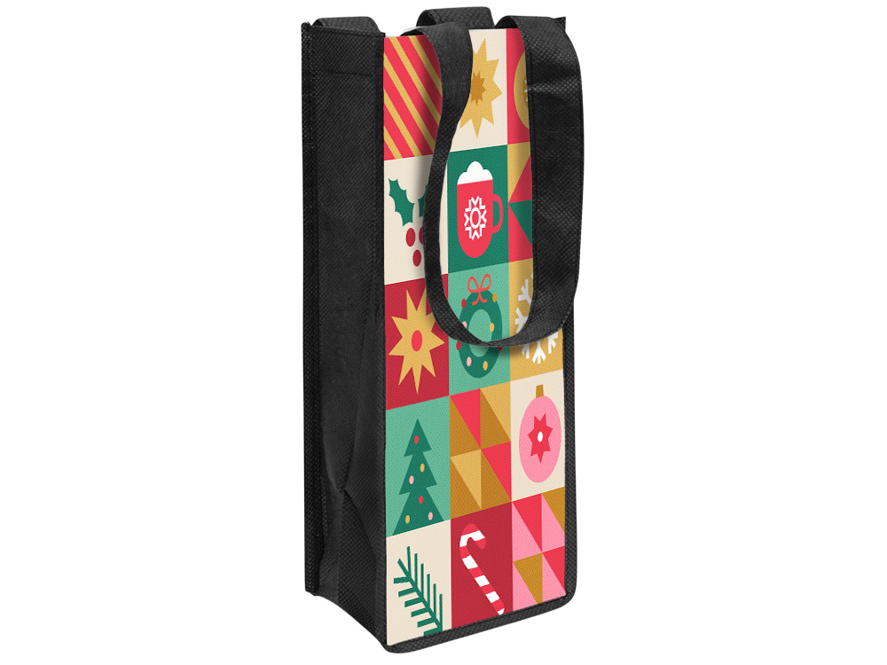 Чехол для бутылки из нетканого материала PET с возможностью полноцветной печати — изображение 2