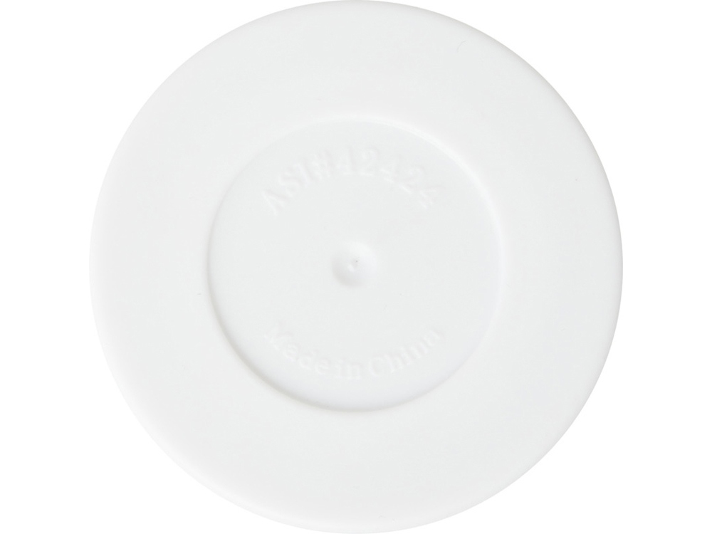 Термостакан Elwood из переработанной нержавеющей стали, 410 мл - Серебристый/Белый — изображение 5