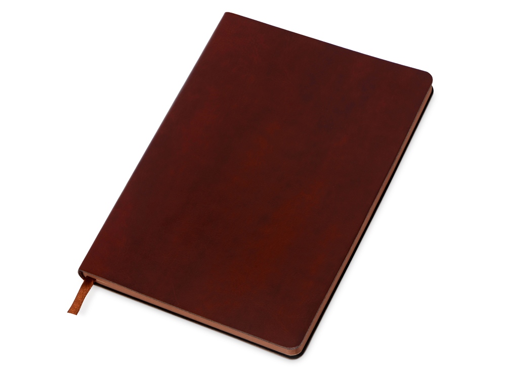 Блокнот А5 Fabrizio, 80 листов, цветной срез, коричневый — изображение 2