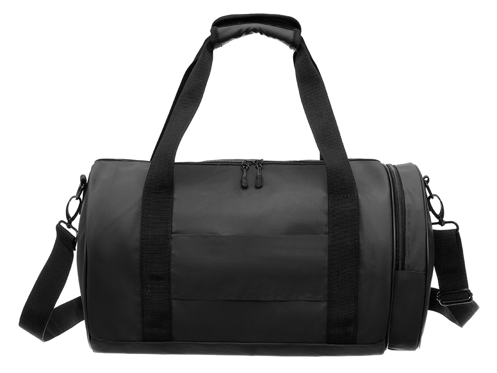 Сумка спортивная TORBER Mobi, чёрный, полиэстер 900D с PU покрытием, 45 х 25 х 25 см — изображение 6