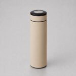 Термос Confident с покрытием soft-touch 420мл, бежевый