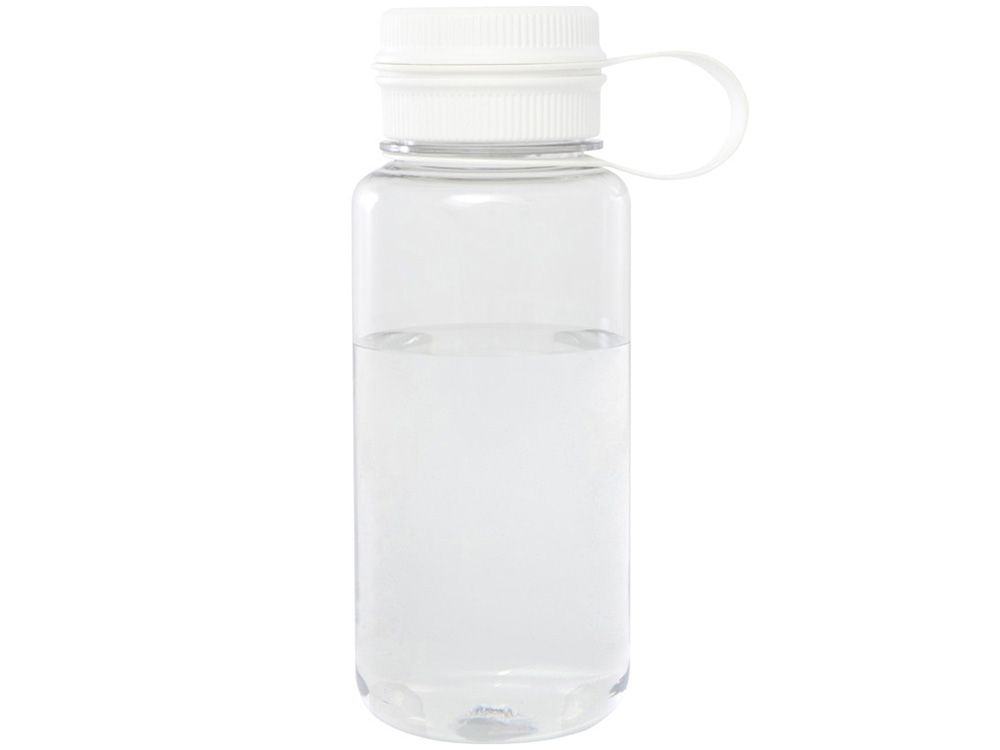 Спортивная бутылка Ryder из переработанного ПЭТ-пластика объемом 900 мл с многофункциональной крышкой, сертифицированная RCS - Белый — изображение 2