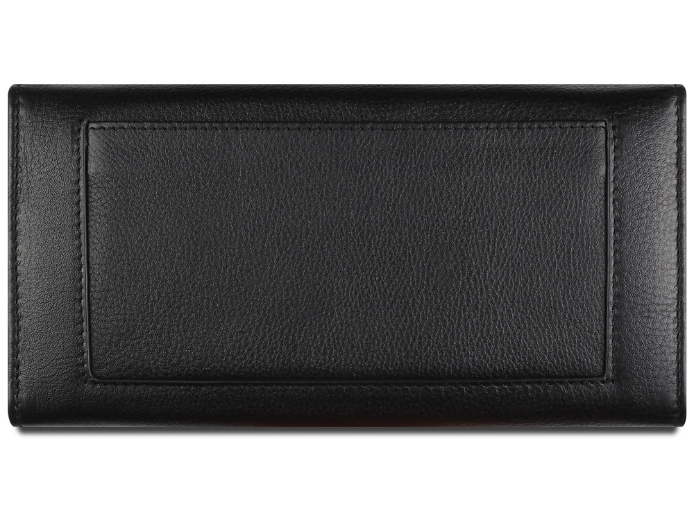 Кошелёк женский BUGATTI Lady Top, чёрный, натуральная воловья кожа, 20х2,5х10,5 см — изображение 6