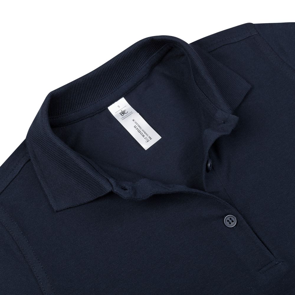 Рубашка поло женская Safran Timeless темно-синяя — изображение 3