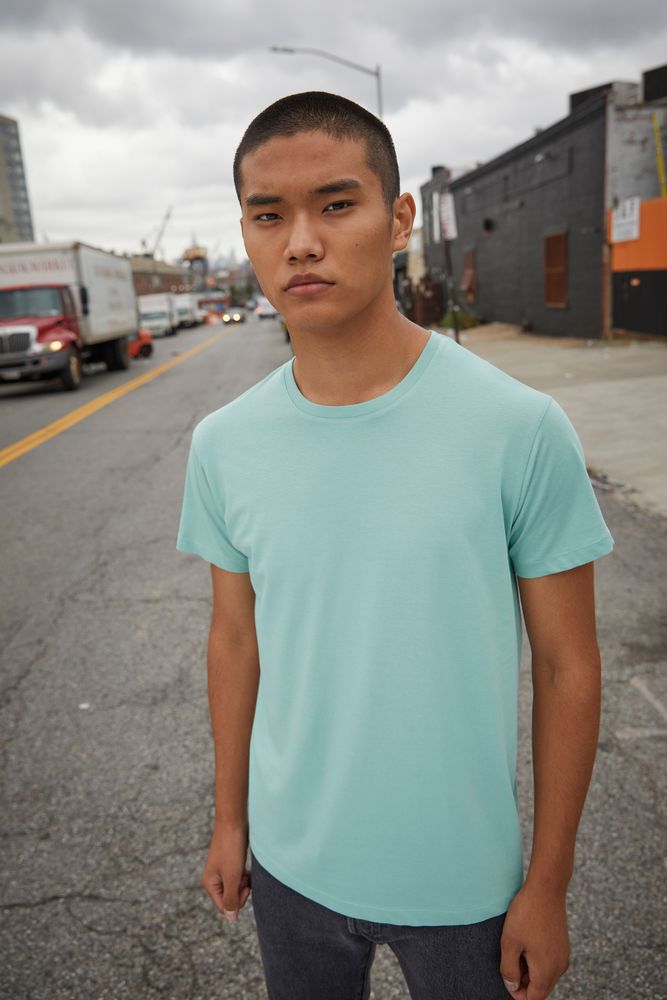 Футболка унисекс E150 Inspire (Organic), молочно-белая — изображение 6