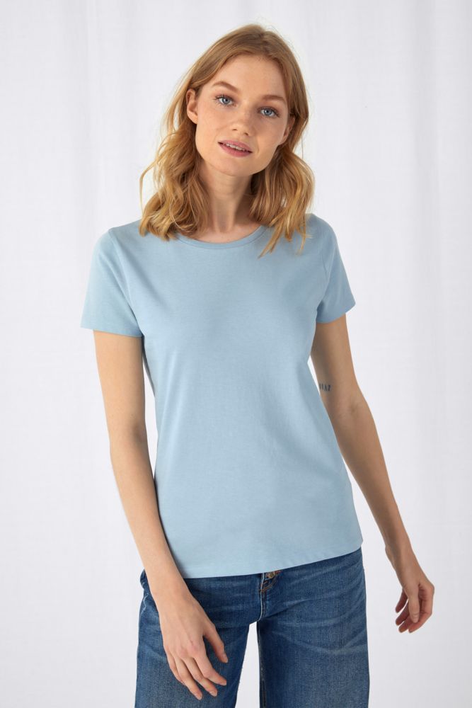 Футболка женская E150 Inspire (Organic), темно-серая — изображение 5