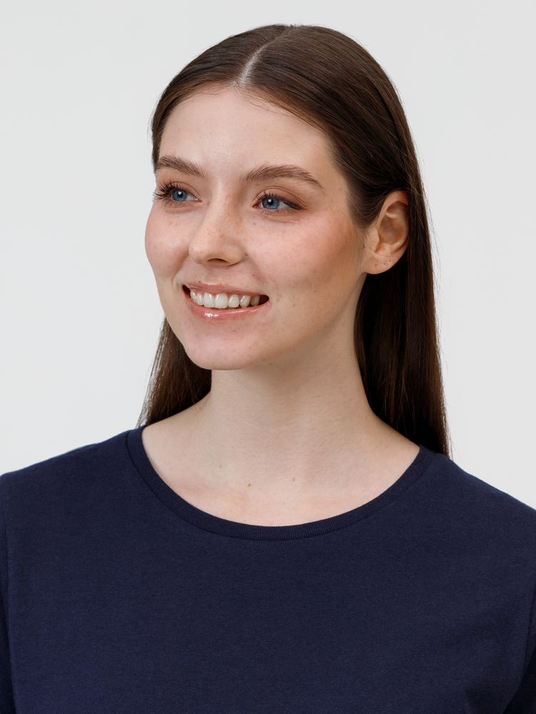 Футболка женская E150, темно-синяя — изображение 4