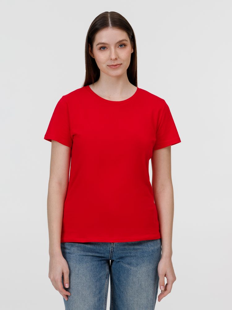 Футболка женская E150, оранжевая — изображение 2