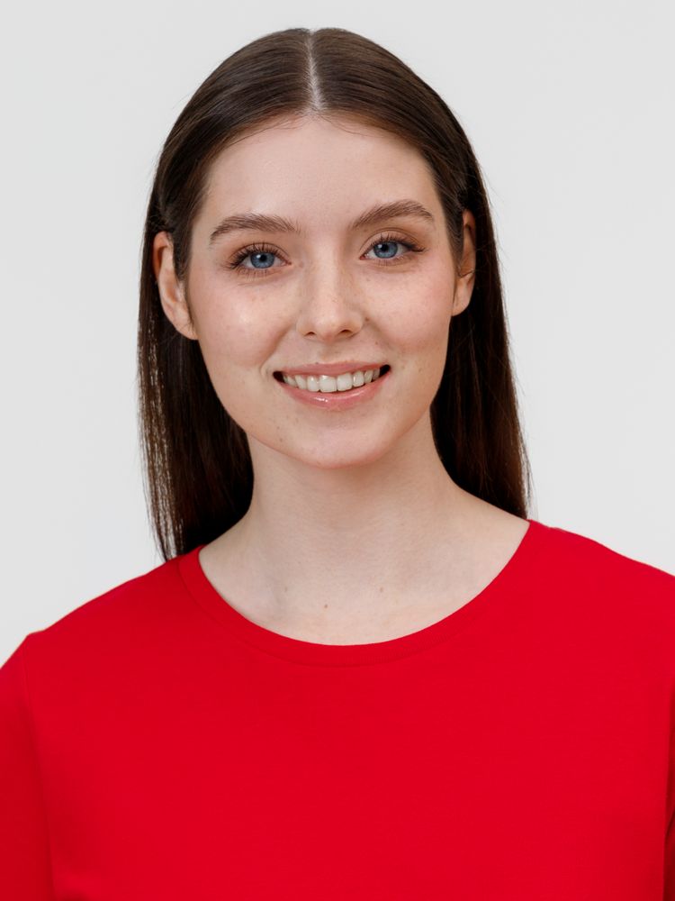 Футболка женская E150, оранжевая — изображение 4