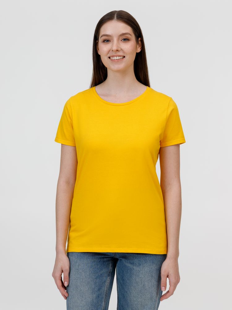 Футболка женская E190 желтая — изображение 2
