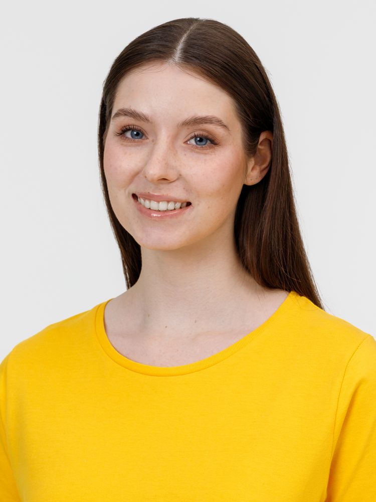 Футболка женская E190 желтая — изображение 3